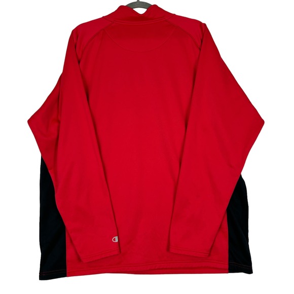 Champion Double Dry Long Sleeves Quarter Zip Pullover Size XXL - Picture 3 of 7